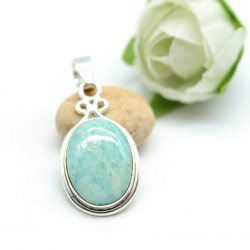 Pendentif amazonite en...