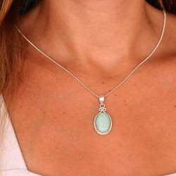 Pendentif amazonite en...