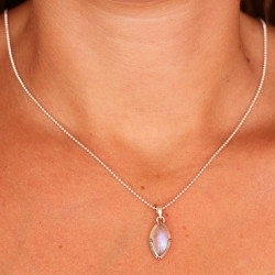 Pendentif pierre de lune en...
