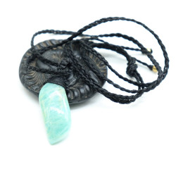 Pendentif amazonite sur...