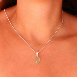 Pendentif pierre prehnite...