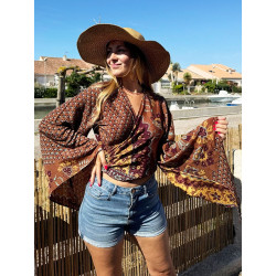 Cache-coeur hippie chic -...