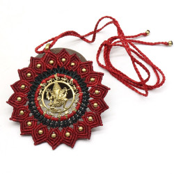 Collier macramé motif...