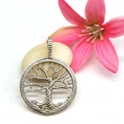 Pendentif argent arbre de...