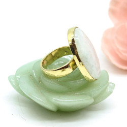 Bague laiton et pierre...