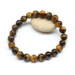 Bracelet oeil de tigre 8mm...