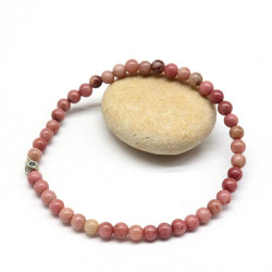 Bracelet rhodochrosite 4mm...