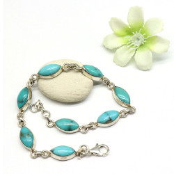 Bracelet pierres turquoises...