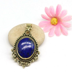 Pendentif lapis lazuli en...