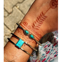 Bracelet turquoise en...