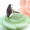 Bague réglable pierre rubis - Mosaik bijoux indiens