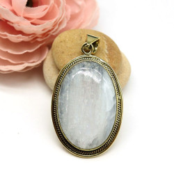 Pendentif pierre de lune en...