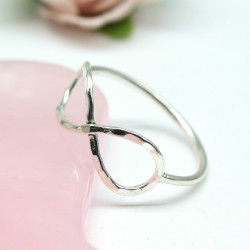 Bague symbole infini en...