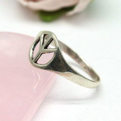 Bague peace and love en...