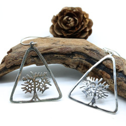 Boucle d'oreille arbre de...