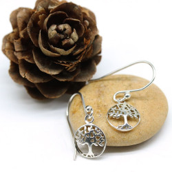boucle d'oreille arbre de...