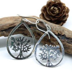 boucle d'oreille arbre de...