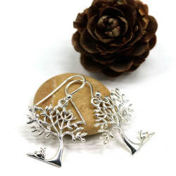Boucle d'oreille arbre...