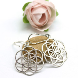 Boucles d'oreilles argent...
