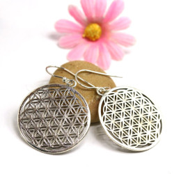 Boucles d'oreilles fleur de...