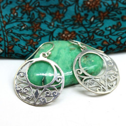 Boucles d'oreilles argent...