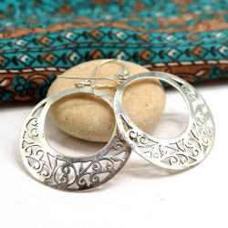Boucles d'oreilles argent...