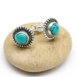 Puces d'oreille argent...