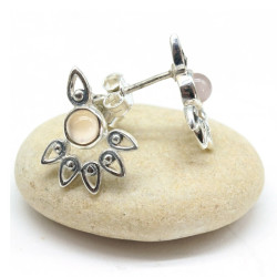 Gros clous d'oreille lotus...