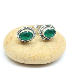 Puces d'oreille argent...