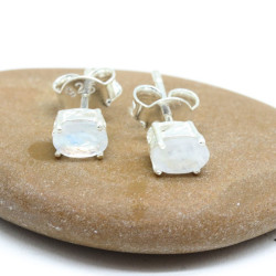 Puces d'oreille argent...