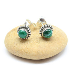 Puces d'oreille argent et...