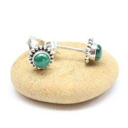 Puces d'oreille argent et...