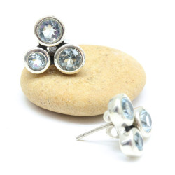 Gros clous d'oreille argent...