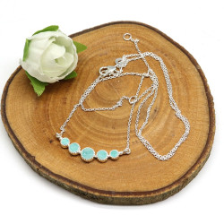 Collier argent et...