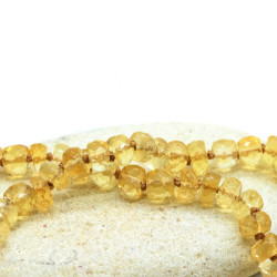 Collier pierre citrine...