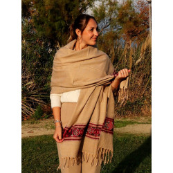 Etole indienne beige à...