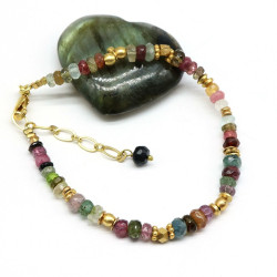 Bracelet tourmalines...