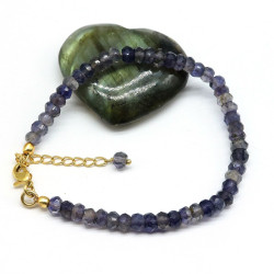 Bracelet pierres iolites...