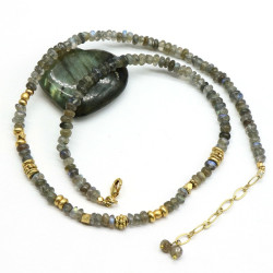 Collier labradorite...
