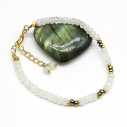 Bracelet pierres de lune...