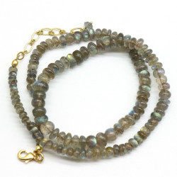 Collier pierres labradorite...