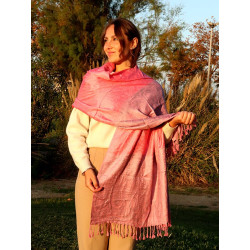 Etole rose et beige motifs...