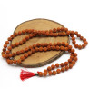 Mala court perles de Rudraksha