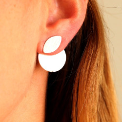 Puces d'oreilles en argent...