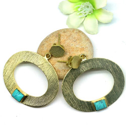 Boucles d'oreille laiton...