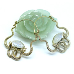 Boucles d'oreille serpent...