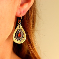 Boucle d'oreille laiton...