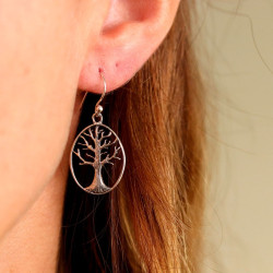 Boucle d'oreille arbre de...