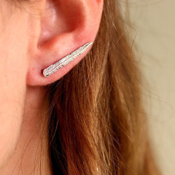 Bijou d'oreille en argent