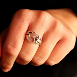 Bague argent aum